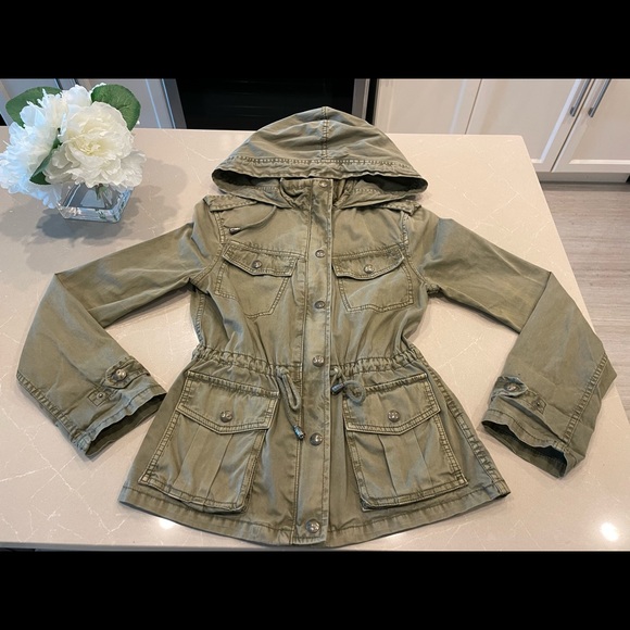 Talula Aritzia Cargo Trooper Jacket in XXS Olive - Picture 1 of 1